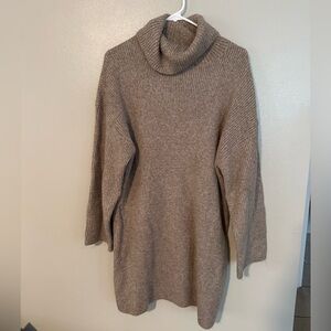 Like New Abercrombie Cozy Turtleneck Sweater Dress
